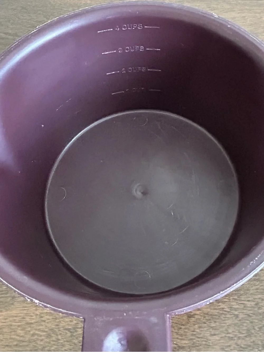 PAMPERED CHEF BROWN 1 QT MICRO-COOKER STEAMER WITH HANDLE & STRAINER LID ~ USA